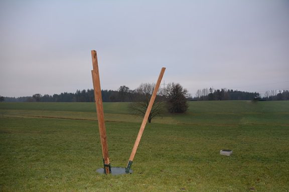 Sechseckjagdkanzel - Aufbau1 - Bock